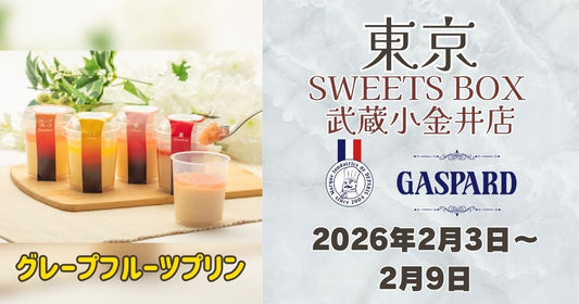 武蔵小金井駅に「ガスパールザンザン」登場！グレープフルーツプリンを期間限定販売