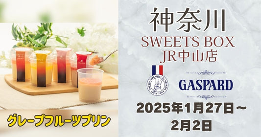 中山駅に「ガスパールザンザン」登場！グレープフルーツプリンを期間限定販売