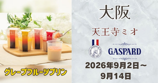 天王寺駅に「ガスパールザンザン」登場！グレープフルーツプリンを期間限定販売